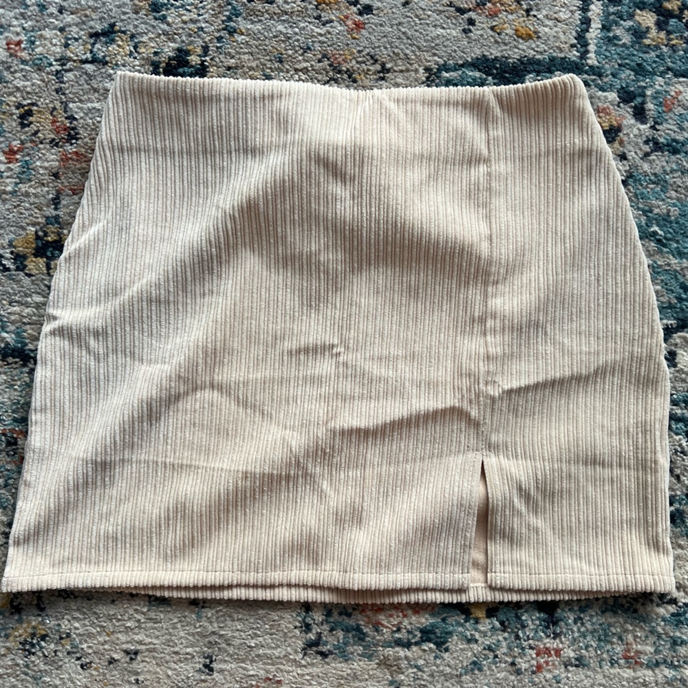 Corduroy Mini Skirt